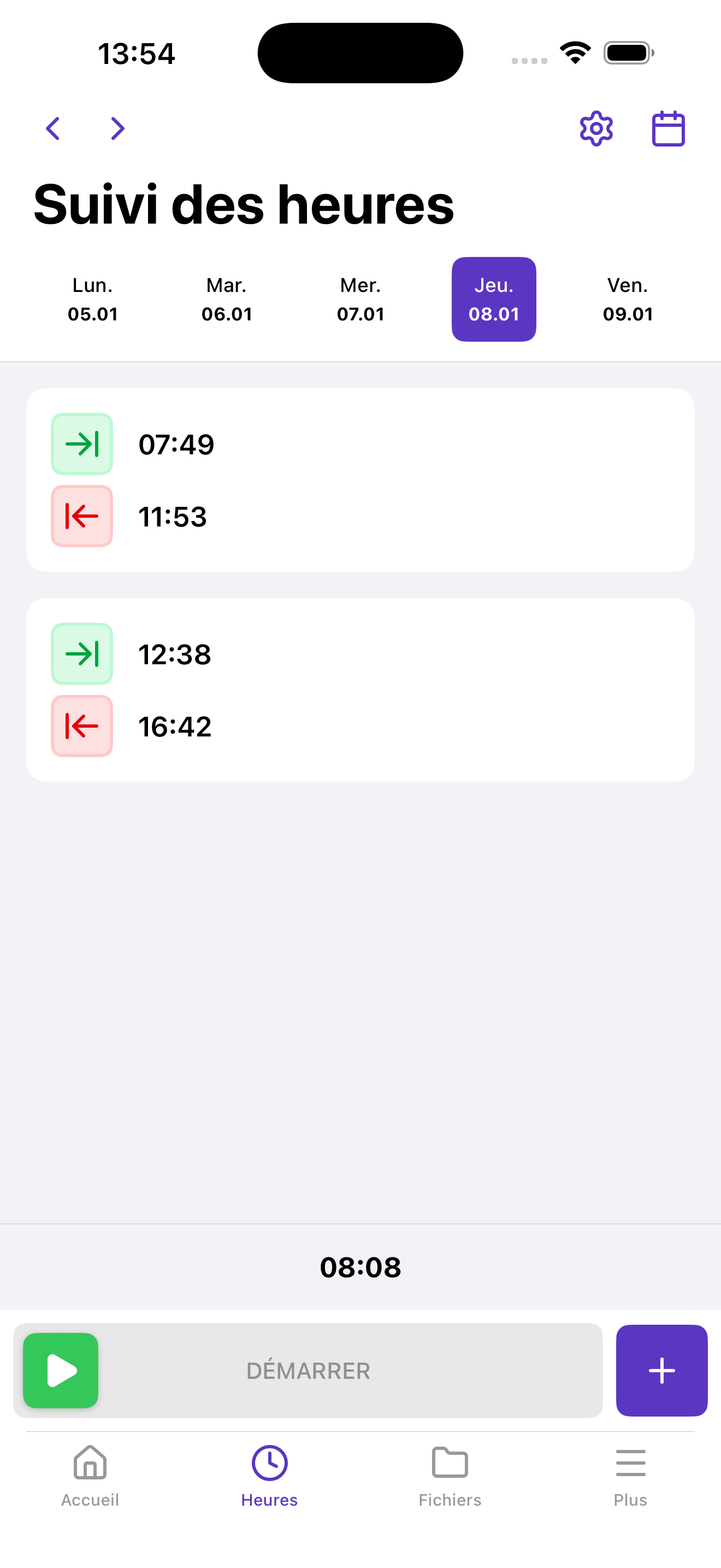 Disponible sur téléphone.